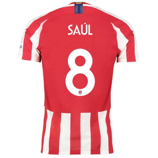 Tailandia Camiseta Atletico Madrid NO.8 Saúl Primera equipo 2019-20 Rojo